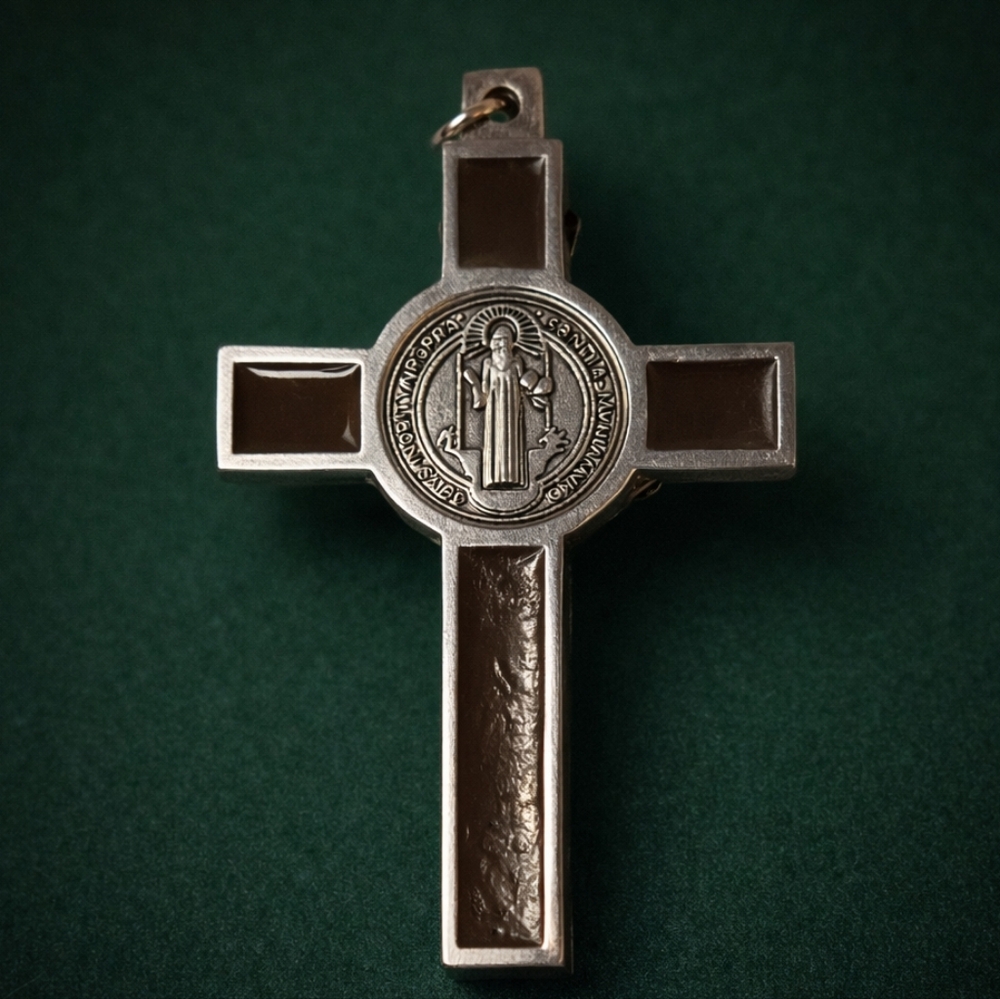 Catholic St. Benedict Pendant - Picture 4 of 6
